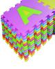 Thảm cho bé Letters & Numbers Puzzle Play Mat 36 Tiles EVA Foam Rainbow Floor by Poco Divo