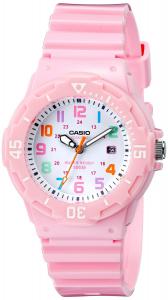 Đồng hồ cho bé Casio Women's LRW-200H-4B2VCF Pink Stainless Steel Watch with Resin Band