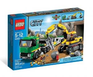 Đồ chơi Lego City 4203 Excavator transport