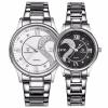 Tiannbu Fq-102 Stainless Steel Romantic Pair His and Hers Wrist Watches for Men Women WB Set of 2