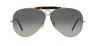 Ray-ban Shooter Gold Aviator X-Large Sunglasses RB 3138 Grey Lens +SD Gift + Kit