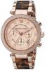 Michael Kors Women's MK5538 Parker Brown Crystal-Accented Watch