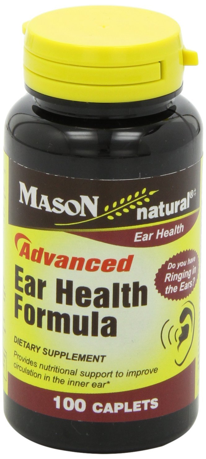 Mason Vitamins New Advance Ear Health Formula Caplets 100 Count Bottle