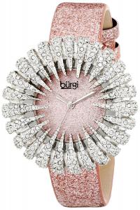 Burgi Women's BUR112LP Analog Display Japanese Quartz Pink Watch
