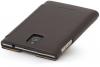 StilGut® Book Type, Genuine Leather Case for BlackBerry Passport, Mahogany Brown - Nappa