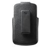 BlackBerry ACC-60088-001 Leather Swivel Holster Case for Blackberry Classic Q20 - Retail Packaging - Black