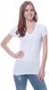 4 Pack Zenana Women's Basic V-Neck T-Shirts