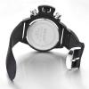 Megir Men's Sport Outdoor Watch with Chronograph and Calendar Luminous Hands Wrist Black Multifunction Watch