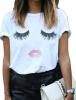 Haola Summer Fashion Women Cute Short Sleeve Printed Tops Casual T Shirt