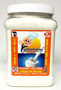 Milk, Yummmy Instant Dry Milk 2.5 Lbs (40 Oz.), Kosher and Halal Certified
