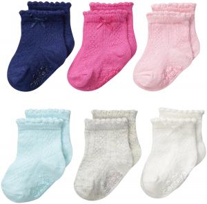 Carter's Baby-Girls Newborn Pointelle Socks (Pack of 6)