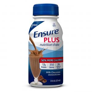 Ensure Plus Nutrition Shake, Milk Chocolate, 8-Ounce, 16 Count