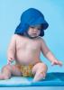 i play. Unisex Baby Solid Flap Sun Protection Hat UPF 50+