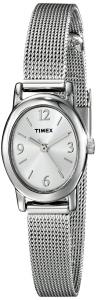 Timex Women's T2N743 Elevated Classics Dress Watch with Mesh Bracelet