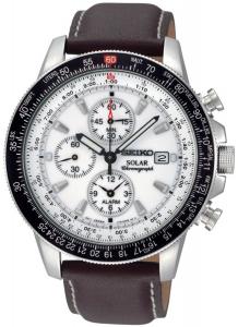 Seiko Men's SSC013 White Dial Watch