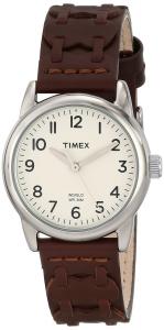 Timex Women's T2N902 Weekender Watch with Brown Leather Strap