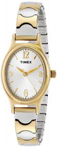 Timex Women's T26301 "Elevated Classics" Two-Tone Expansion Band Watch