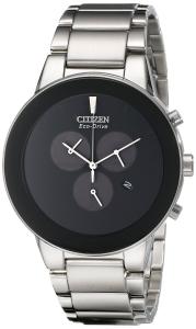 Citizen Eco-Drive Men's AT2240-51E Axiom Silver-Tone Bracelet Watch