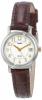 Timex Women's T2N3369J "Elevated Classics" Brown Leather Strap Watch