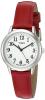 Timex Women's T2N952 Elevated Classics Dress Watch With Red Leather Band