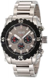 Jiusko Men's 52LSB03 Deep Sea Series Analog Display Quartz Silver Watch
