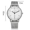 Bergmann Brand Vintage Watches for Men 6mm Extra Slim Silver Case White Dial Stainless Steel 1933
