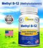 Vitamin B12 - 5000 MCG Supplement with Methylcobalamin (Methyl B-12) - Max Strength Vitamin B 12 Support to Help Boost Natural Energy & Metabolism, Benefit Brain & Heart Function - 120 Tablets