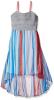 Jessica Simpson Girls' Sierra Stripe High Low Dress