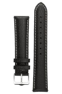 Signature Buffalo watch band. Replacement watch strap. Genuine Leather. Silver buckle