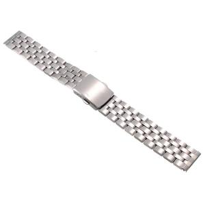 2016 New Fashion Silver Color Stainless Steel 18mm Watch Strap Band With For Watches