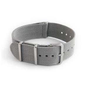 Light Gray 18mm Nylon Watch Strap