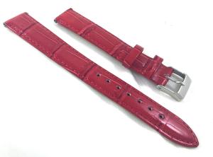 18mm Red Croc Long Leather Watch Band Fits Huawei & Asus Zenwatch 2 WI502Q