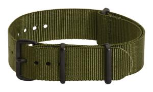 Clockwork Synergy® - 18mm Premium NATO PVD Army Green Watch Strap Band