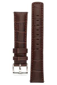 Signature Freedom watch band. Replacement watch strap. Genuine leather. Silver Buckle