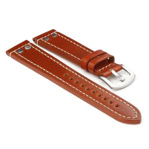 StrapsCo Thick Leather Watch Strap with Rivets