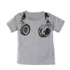Shensee Boy Kids Summer Headphone Short Sleeve T Shirt Tees Clothes