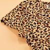 FEITONG Kids Baby Girls Leopard Printing Short Sleeveless Dress