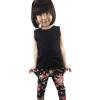 Jastore® Girls Sets 3PCS Sleeveless Shirt/Tops + Floral Pants + Headband Clothes