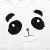 Chinatera 2Pcs Kids Little Girls Cartoon Outfits Panda Coat Top + Striped Pants