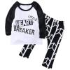 Baby Boys Long Sleeve Reglan T-shirt and Striped Pants Outfit