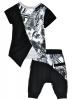 LaLaMa Kids Clothes Spots Harem Pants Casual Boys Outfits Sets Top T-Shirt 1-7Y