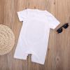 TheFound Baby Boy Romper Cute Monter Printed Short Sleeve Bodysuit Summer Outfit