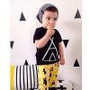 Baby Boys Short Sleeve Graphic T-shirt and Animal Print Pants Outfit