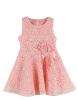 Amoin Kids Toddlers Girls Princess Party Flower Solid Lace Formal Dress