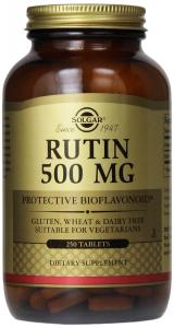 Solgar Rutin Bioflavonoids Tablets, 500 Mg, 250 Count