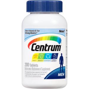 Centrum Men's Multivitamin/Multimineral Supplement, 200 Tablets