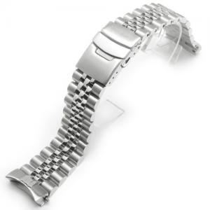 JUBILEE Replacement bracelet for for Seiko SKX007, 22mm 316L Stainless Steel Watch Band