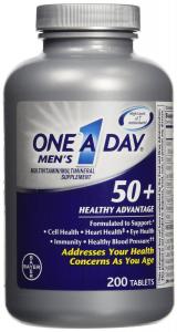 One A Day Men's 50+ Healthy Advantage, 200 Tablets