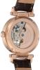 Stuhrling Original Men's 353A.334K14 "Magistrate" 18k Rose Gold-Layered Automatic Watch with Leather Band