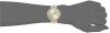 Anne Klein Women's AK/2230CHGB Swarovski Crystal Accented Gold-Tone Bracelet Watch